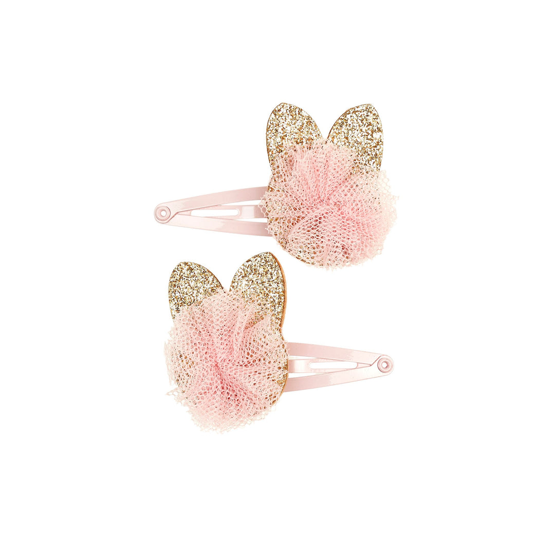 Haarspangen Katze /Hase rosa