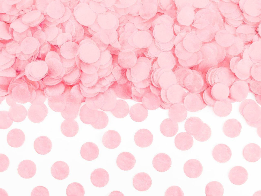 Konfetti Kreise rosa