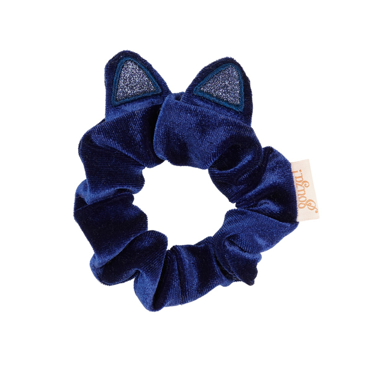 Haargummi Katze blau