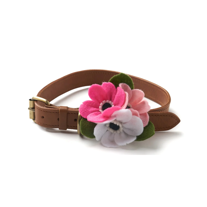 Deko Blumen rosa (ohne Halsband)