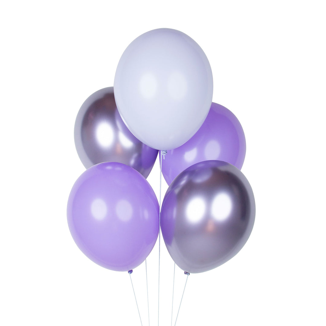 Luftballonmischung lila metallic