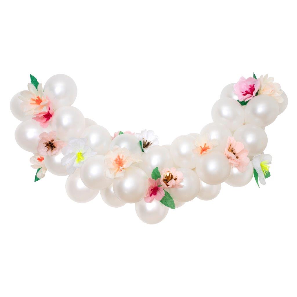 Ballongirlande Blumen