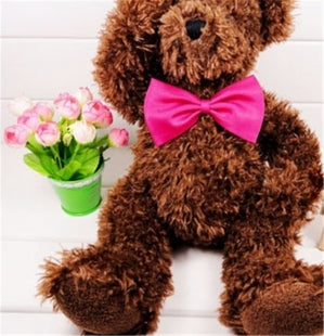 Tierhalsband Schleife pink