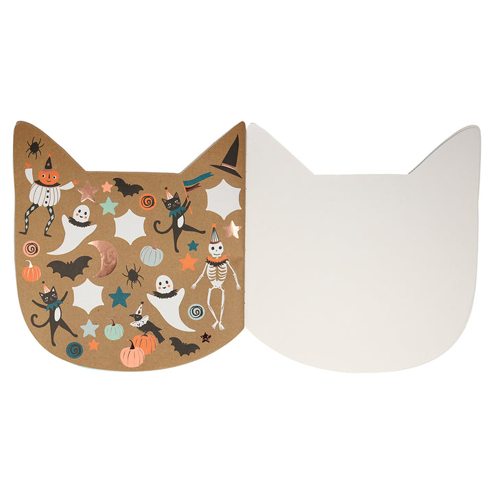 Halloween Katzen Stickerbuch
