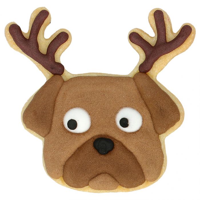 Ausstechform Weihnachtsmops