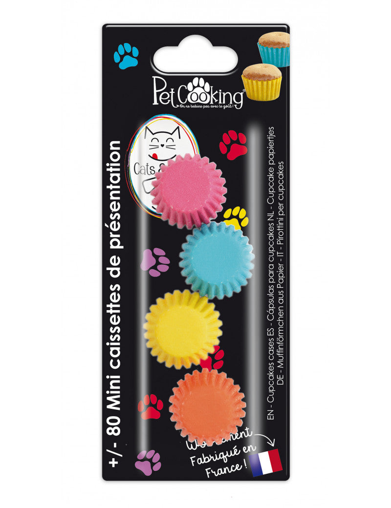 Mini Muffinförmchen Hunde u. Katzen