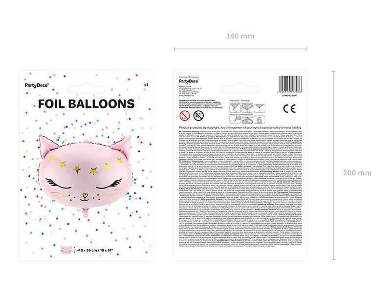 Sleepy Cat Folienballon