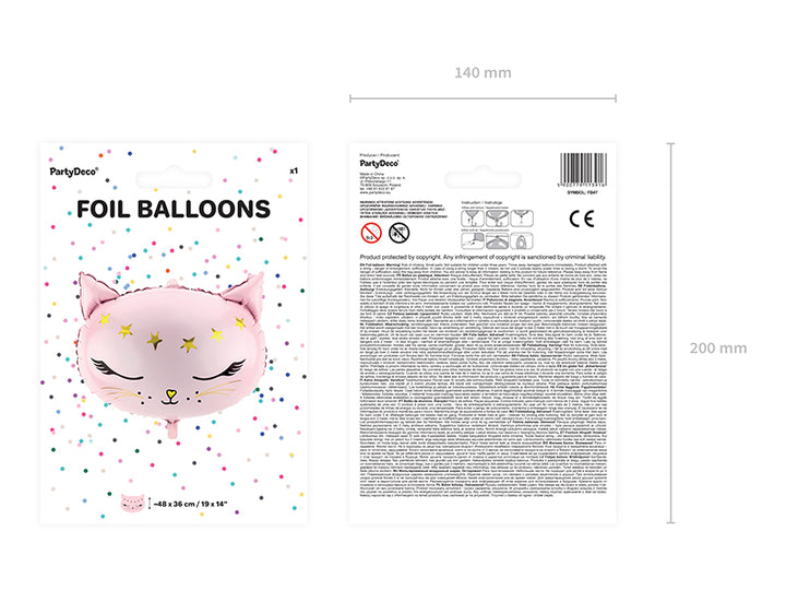Sleepy Cat Folienballon