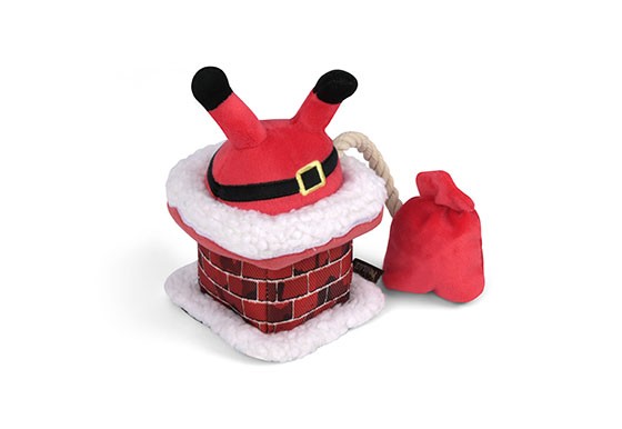 Weihnachtsmann im Kamin
