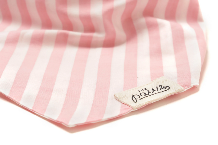 Bandana rosa gestreift Größe M