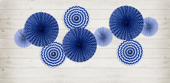 Rosetten Mix blau