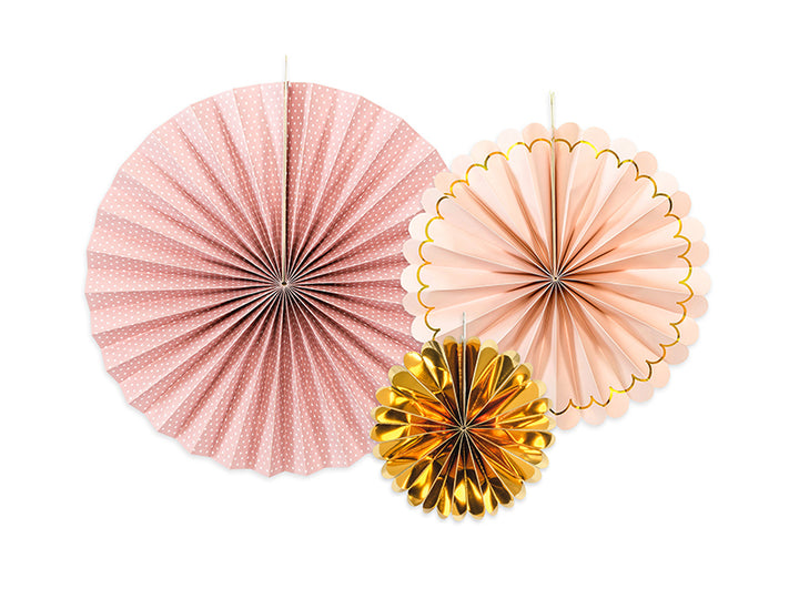 Rosetten Mix rosa gold