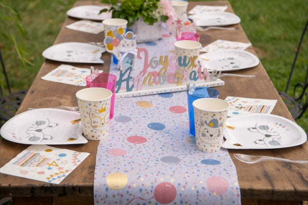 Katzenparty Tischläufer