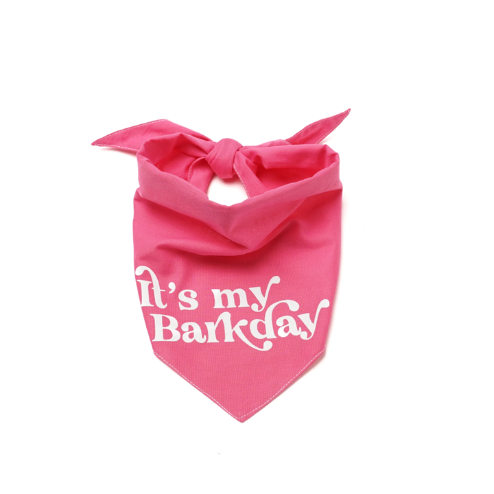 Bandana Barkday pink Größe S