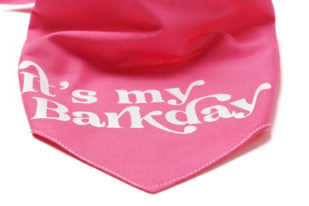 Bandana Barkday pink Größe S