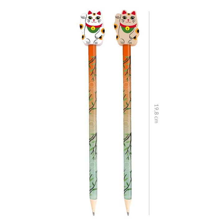 Lucky Cat Bleistift mit Radierer