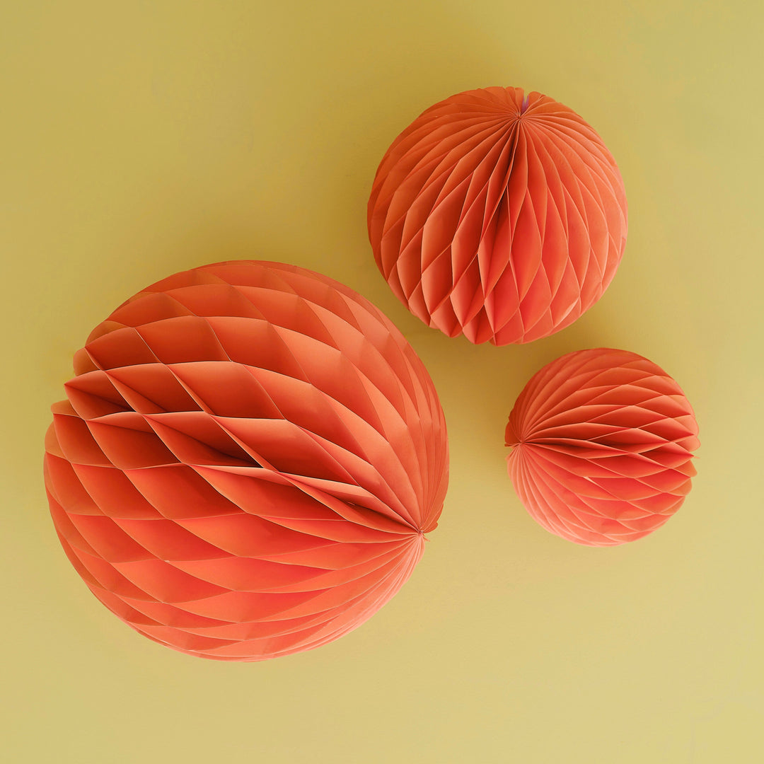 Wabenball Set orange