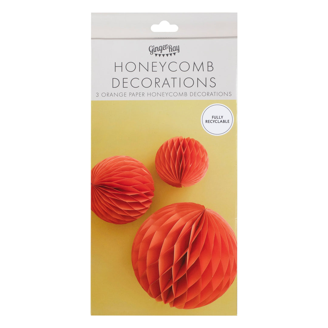 Wabenball Set orange