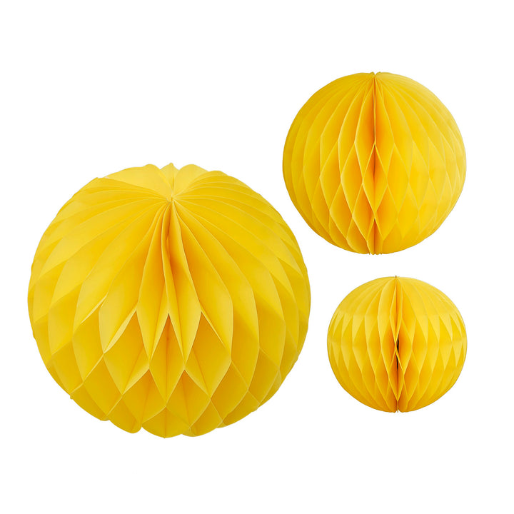 Wabenball Set gelb