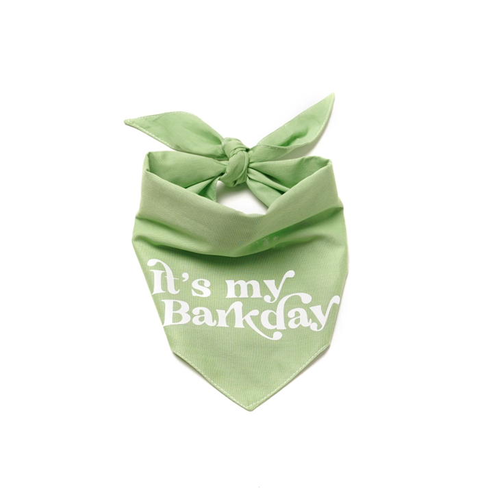 Bandana Barkday grün M