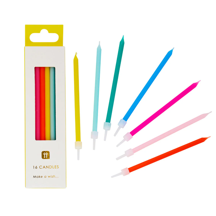 Rainbow Kerzen (Talking Tables)