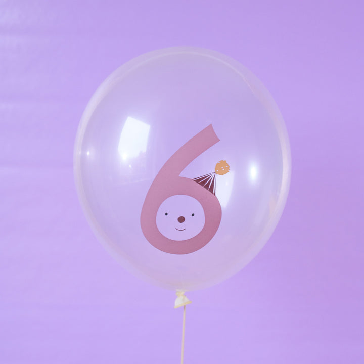 Zahlenballon Nr. 6