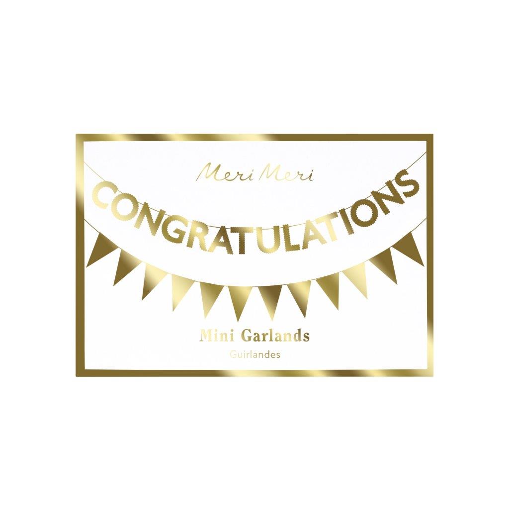 Congratulations Mini Girlande