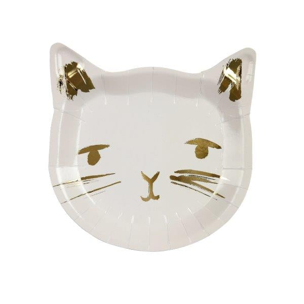 Katzen Pappteller
