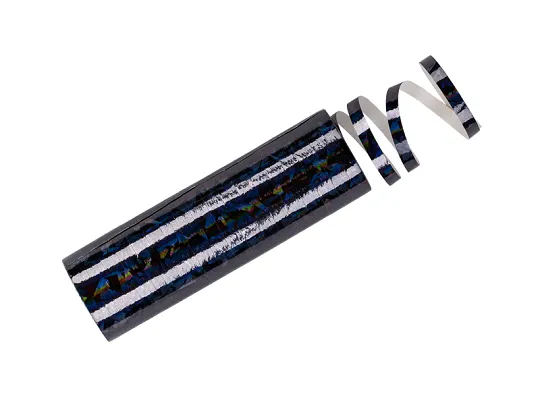 Luftschlange schwarz 1 Rolle