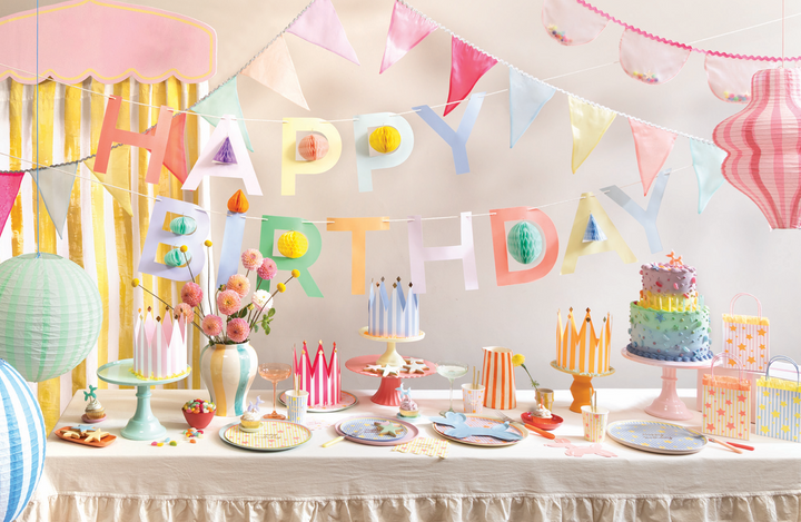 Mint/Blau/Rot Lampions