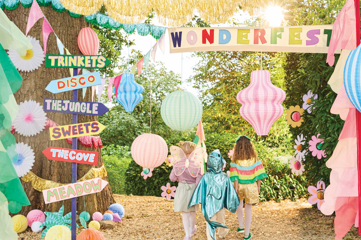 Mint/Blau/Rot Lampions