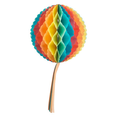 Wabenball Happy Colour mit Tassel (60cm)