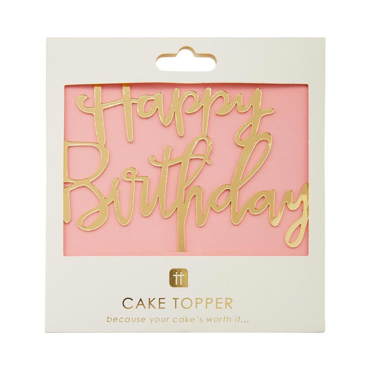 Happy Birthday Acryl Kuchentopper (TT)