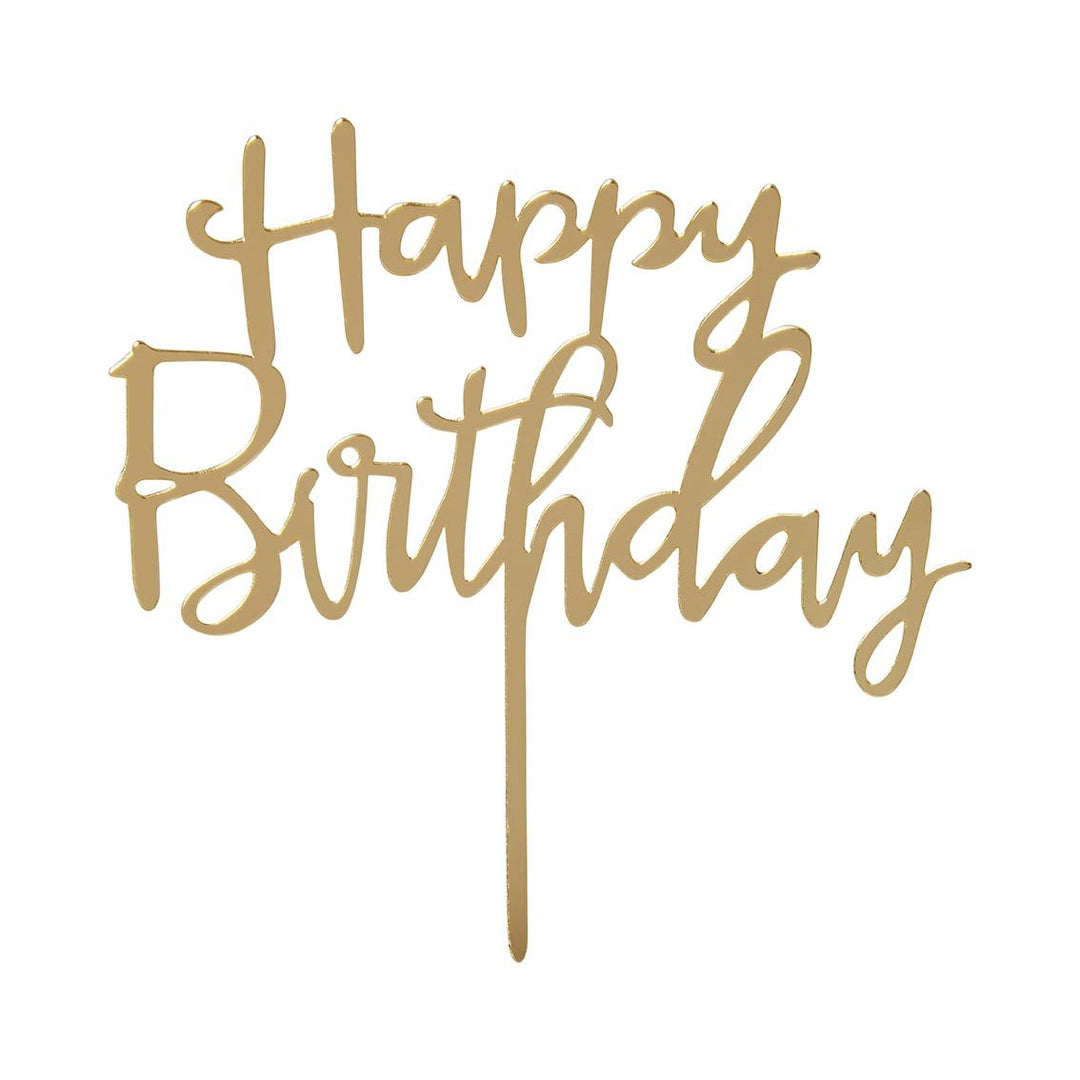 Happy Birthday Acryl Kuchentopper (TT)