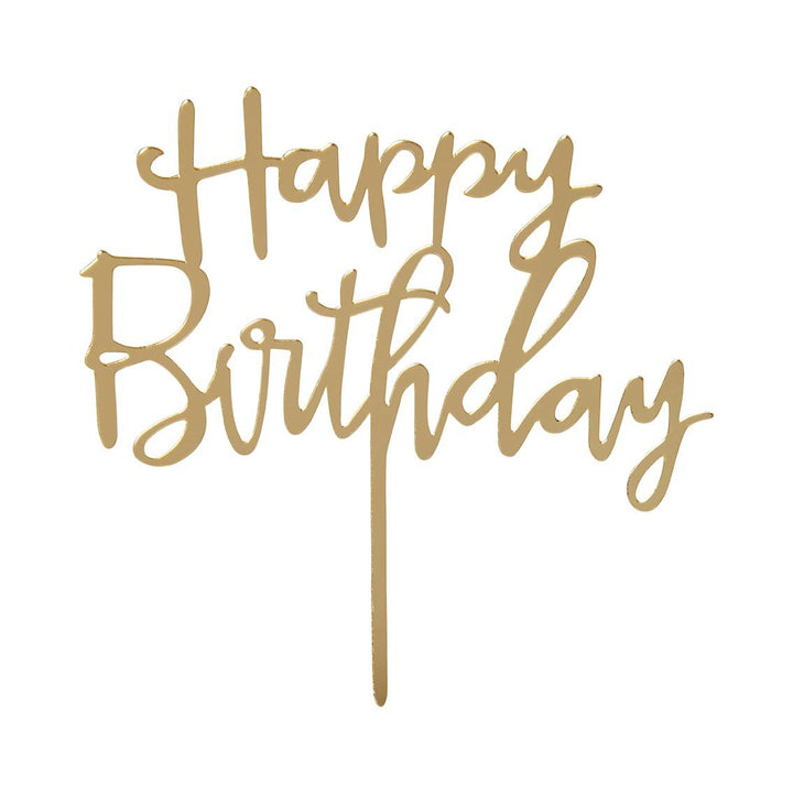 Happy Birthday Acryl Kuchentopper (TT)