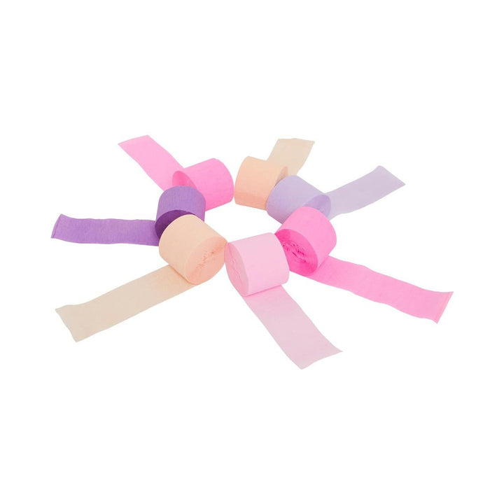 Rosa bunte Kreppgirlanden (Talking Tables)