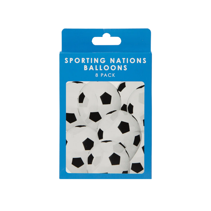 Fussball Ballons weiß / Muster