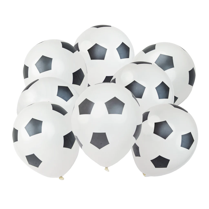 Fussball Ballons weiß / Muster